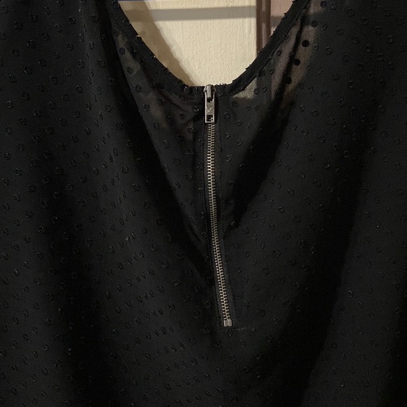 Black blouse with ruffles - Picture 5 of 7